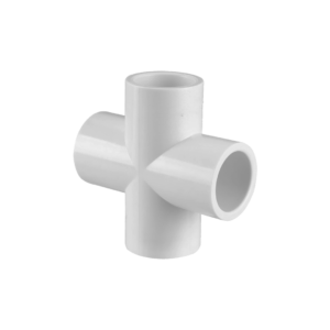 TEE CROSS PVC SCH40